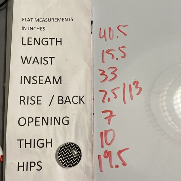 7 For All Mankind Blue Straight Leg Mid Rise Jeans 27/ 33 tall​​​ - Picture 14 of 14